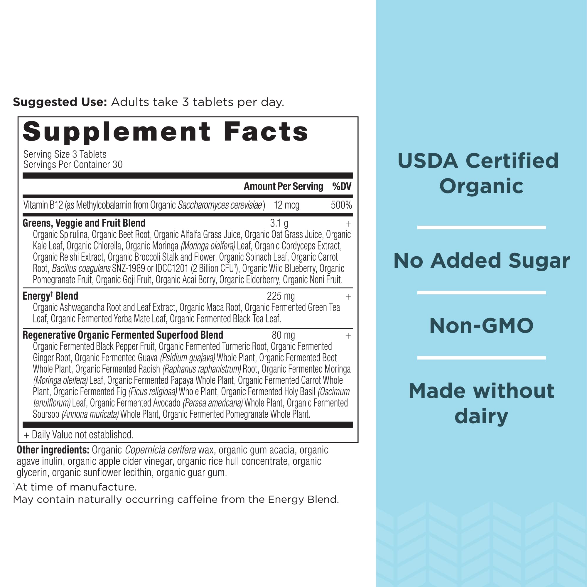 Ancient Nutrition Superfood Blend Capsules packaging