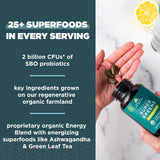 Ancient Nutrition Superfood Blend Capsules side view