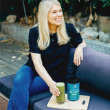 Ancient Nutrition Superfood Matcha Powder serving suggestion with hot water