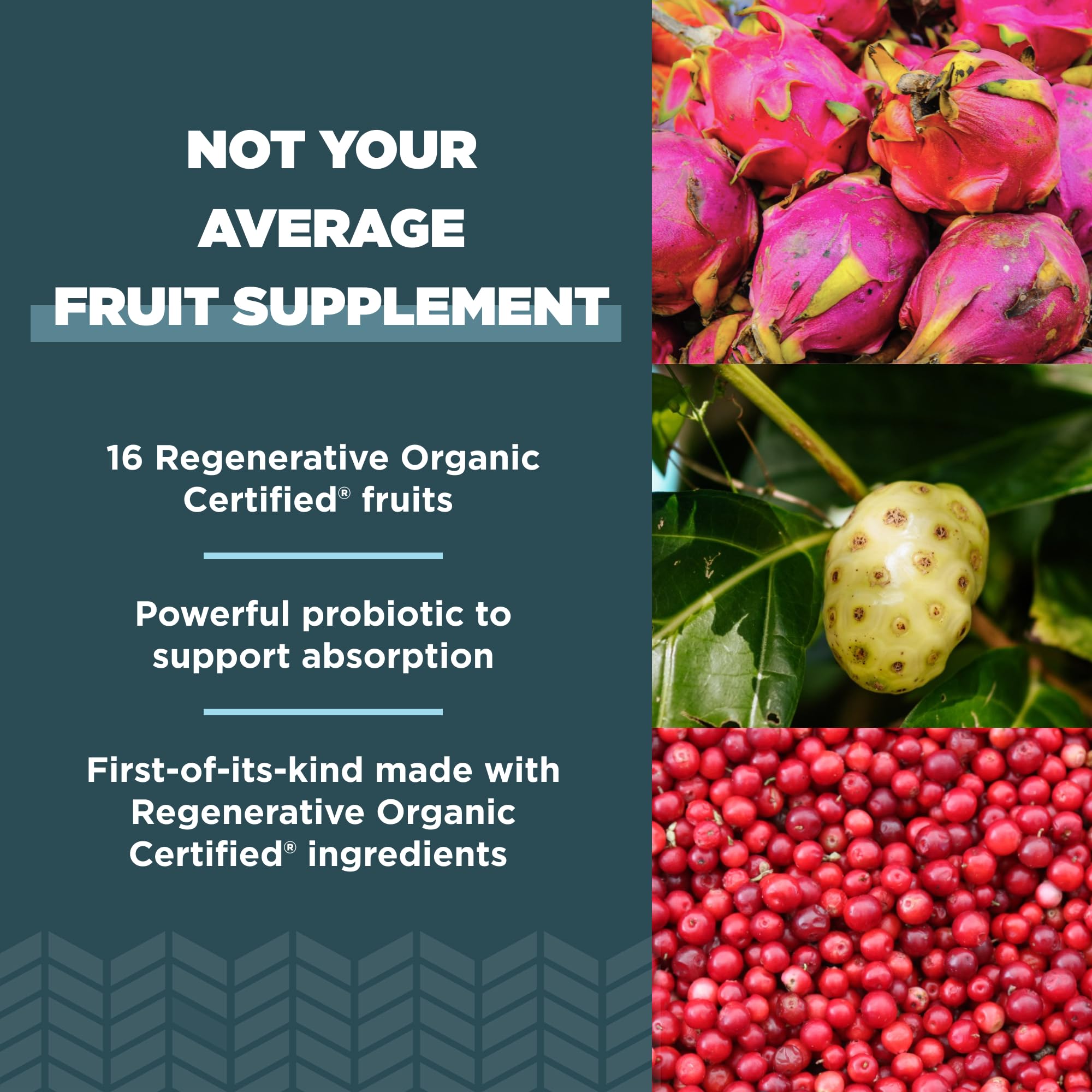 Ancient Nutrition SuperFruits Blended Vitamin Supplement packaging