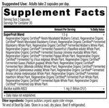 Ancient Nutrition SuperFruits Blended Vitamin Supplement side view