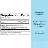 Ancient Nutrition Vegetarian Collagen Peptides Tablets bottle side view
