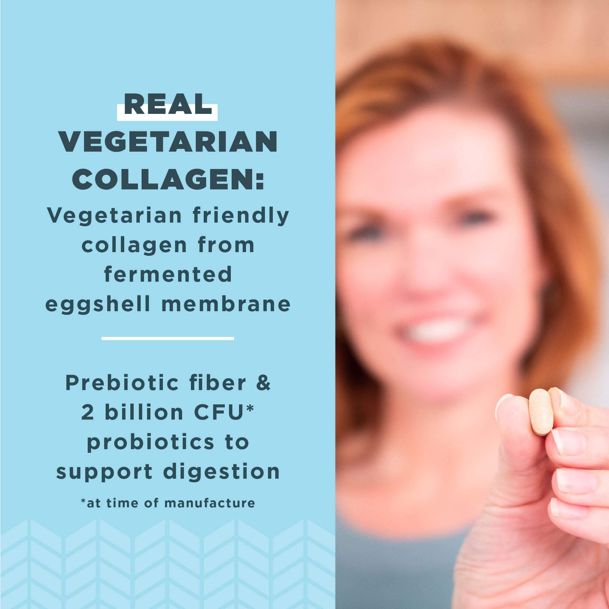 Ancient Nutrition Vegetarian Collagen Peptides Tablets ingredients list
