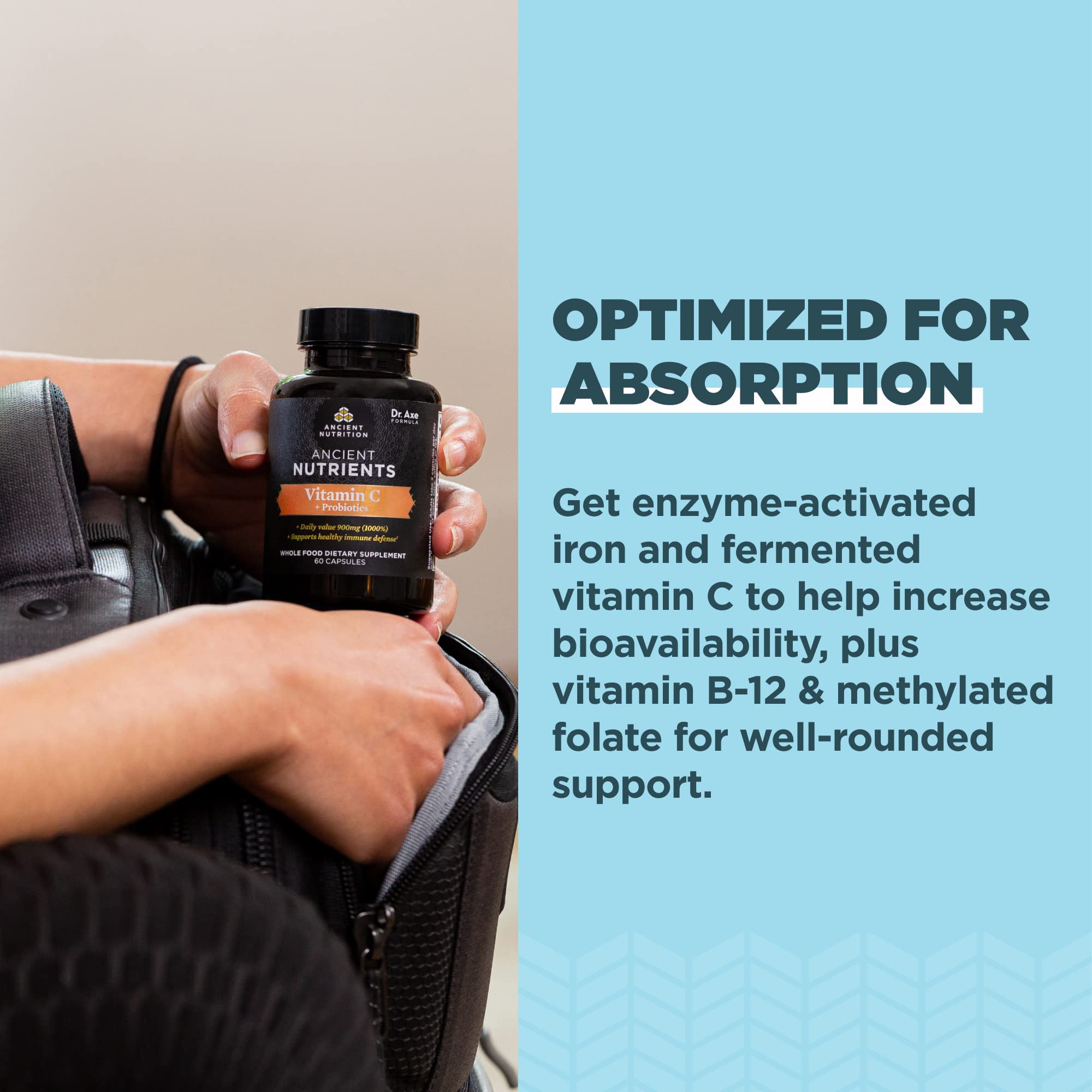Ancient Nutrition Vitamin C Supplement capsules