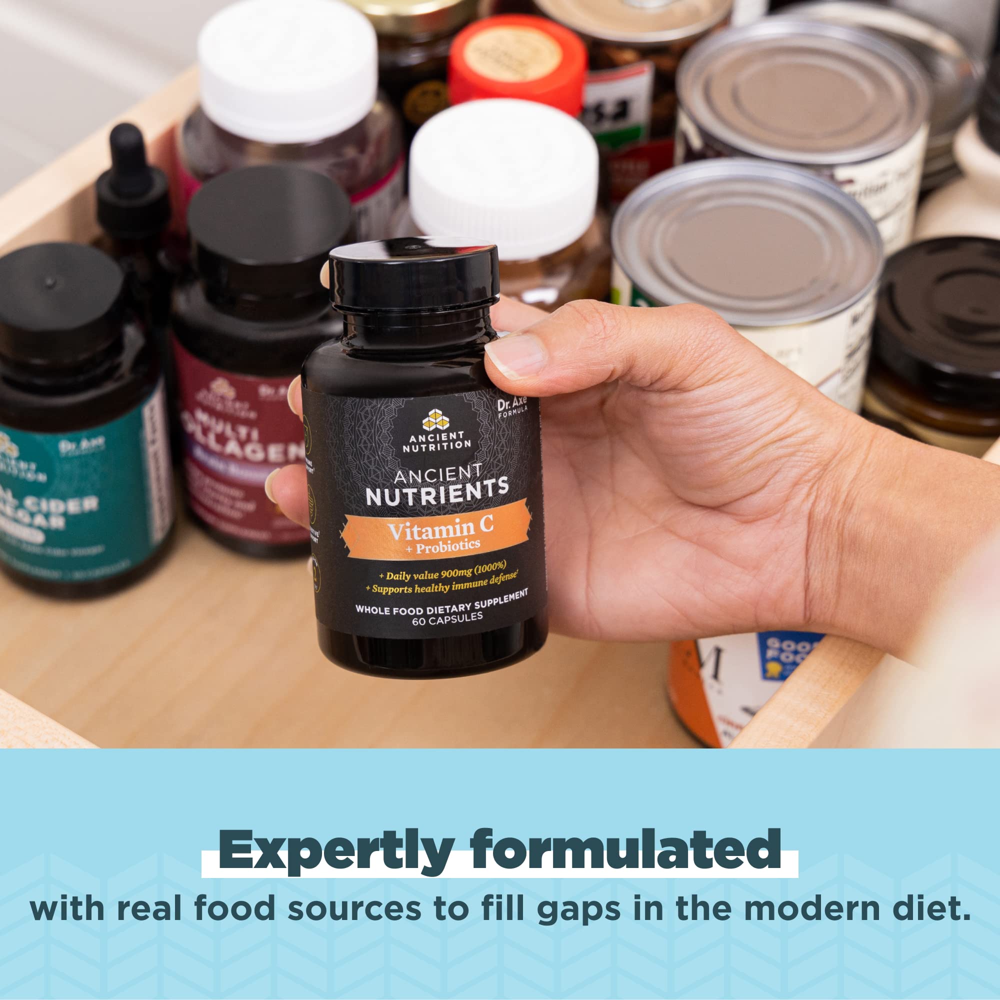 Ancient Nutrition Vitamin C Supplement ingredients list