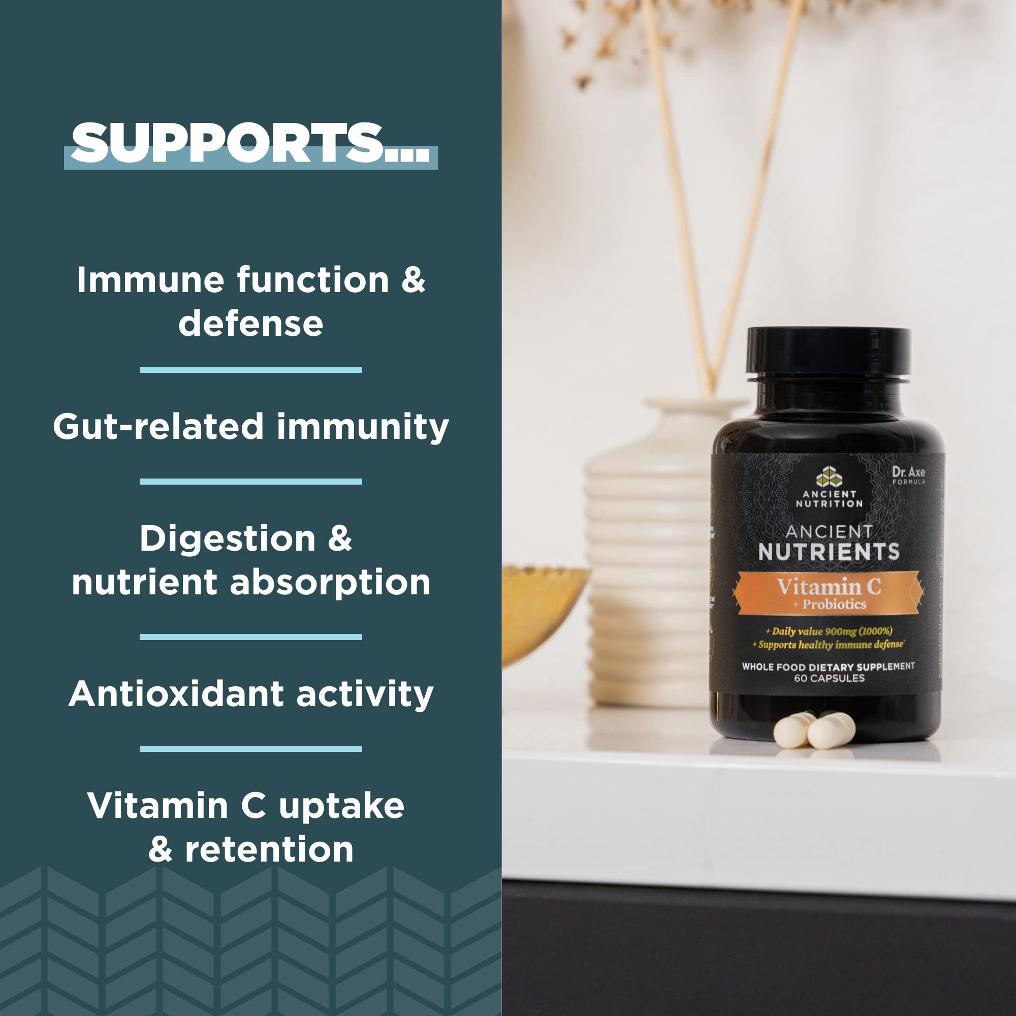 Ancient Nutrition Vitamin C Supplement packaging