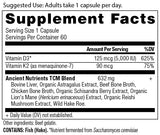 Ancient Nutrition Vitamin D3 Capsules side view showing capsule details