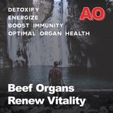 Ancient Origins Beef Organ Supplement 4500mg ingredients list