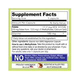 AND GIVE US TODAY OUR DAILY L-Methylfolate 5-MTHF Capsules ingredients list