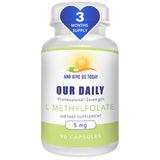 AND GIVE US TODAY OUR DAILY Methylfolate Capsules front view