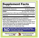 AND GIVE US TODAY OUR DAILY Methylfolate ingredients list