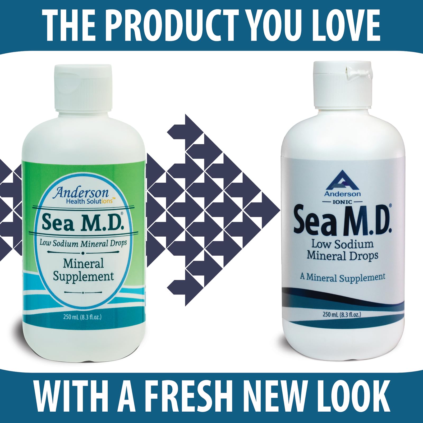 Anderson Sea MD Trace Minerals 381g bottle side view