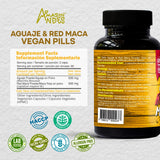 ANDES Aguaje Plus Red Maca 1000mg 120 Capsules packaging