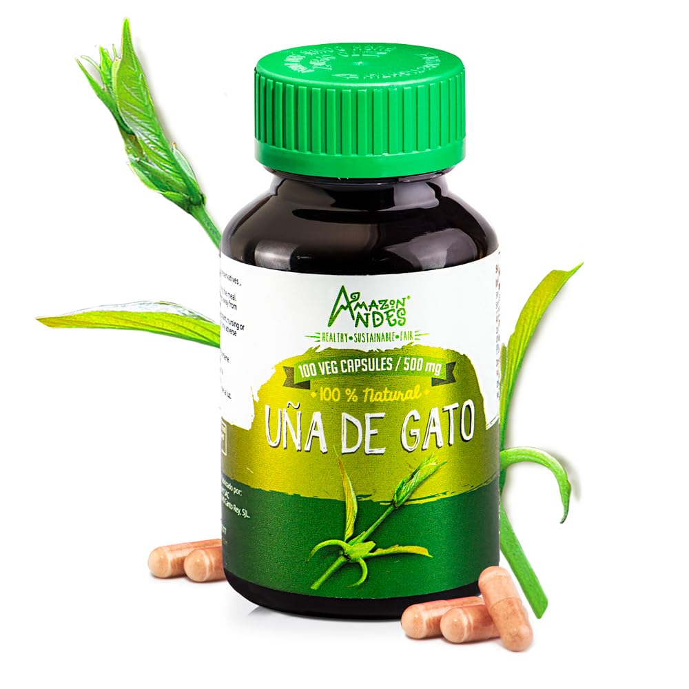 ANDES Cat's Claw Vegan Capsules front view