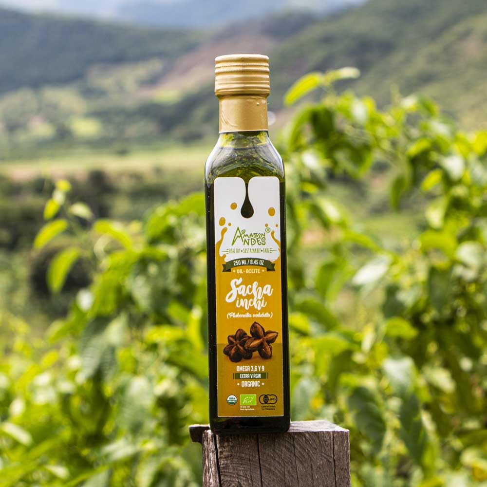 ANDES Sacha Inchi Oil packaging details