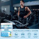 andmino HMB and Leucine Gummies 3000mg close-up of gummies
