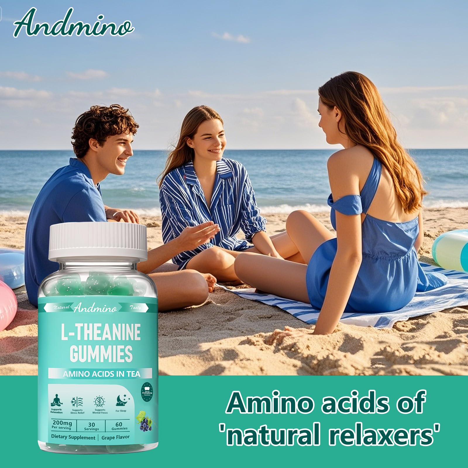 andmino L-Theanine Gummies nutritional information