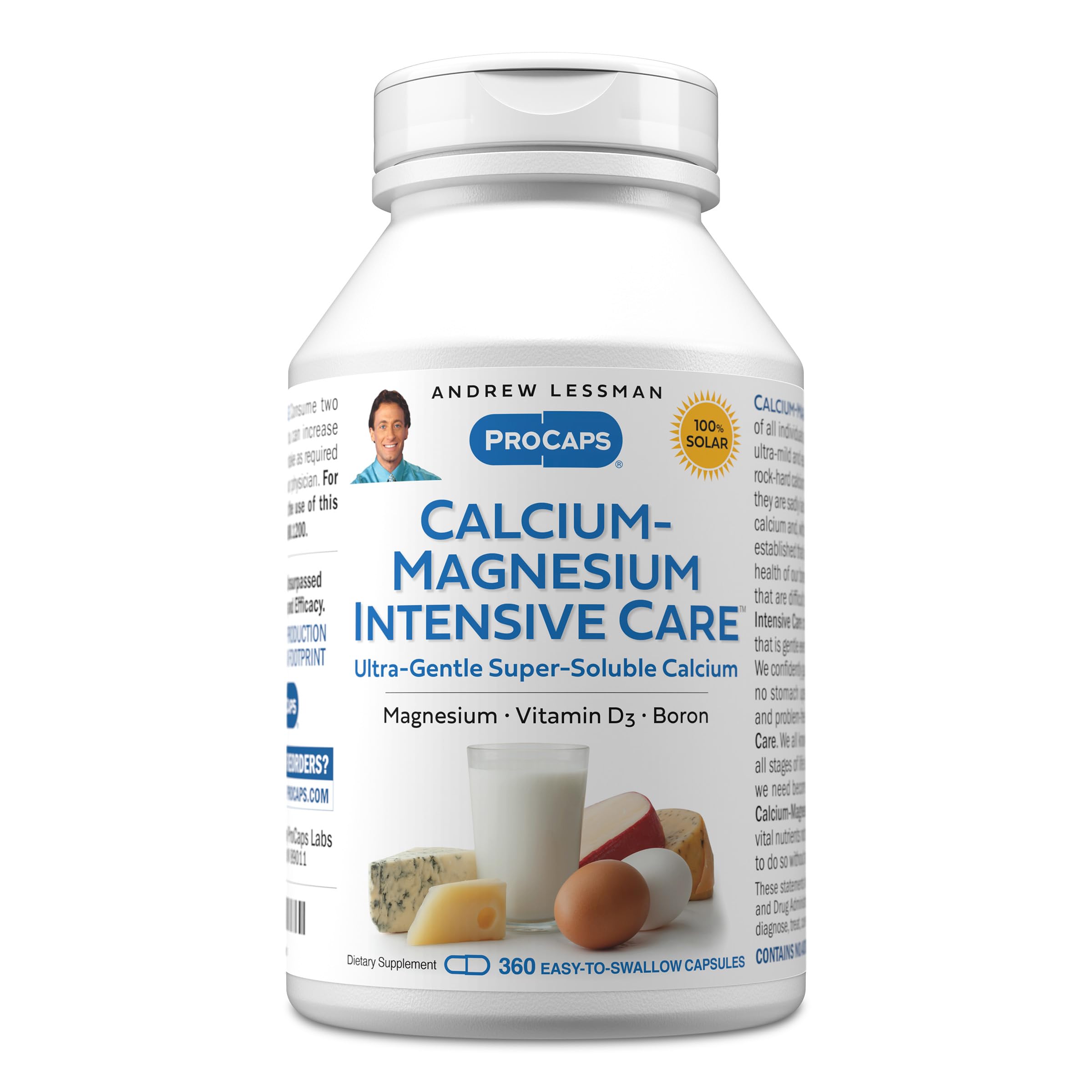 ANDREW LESSMAN Calcium Magnesium Vitamin D3 Capsules front view
