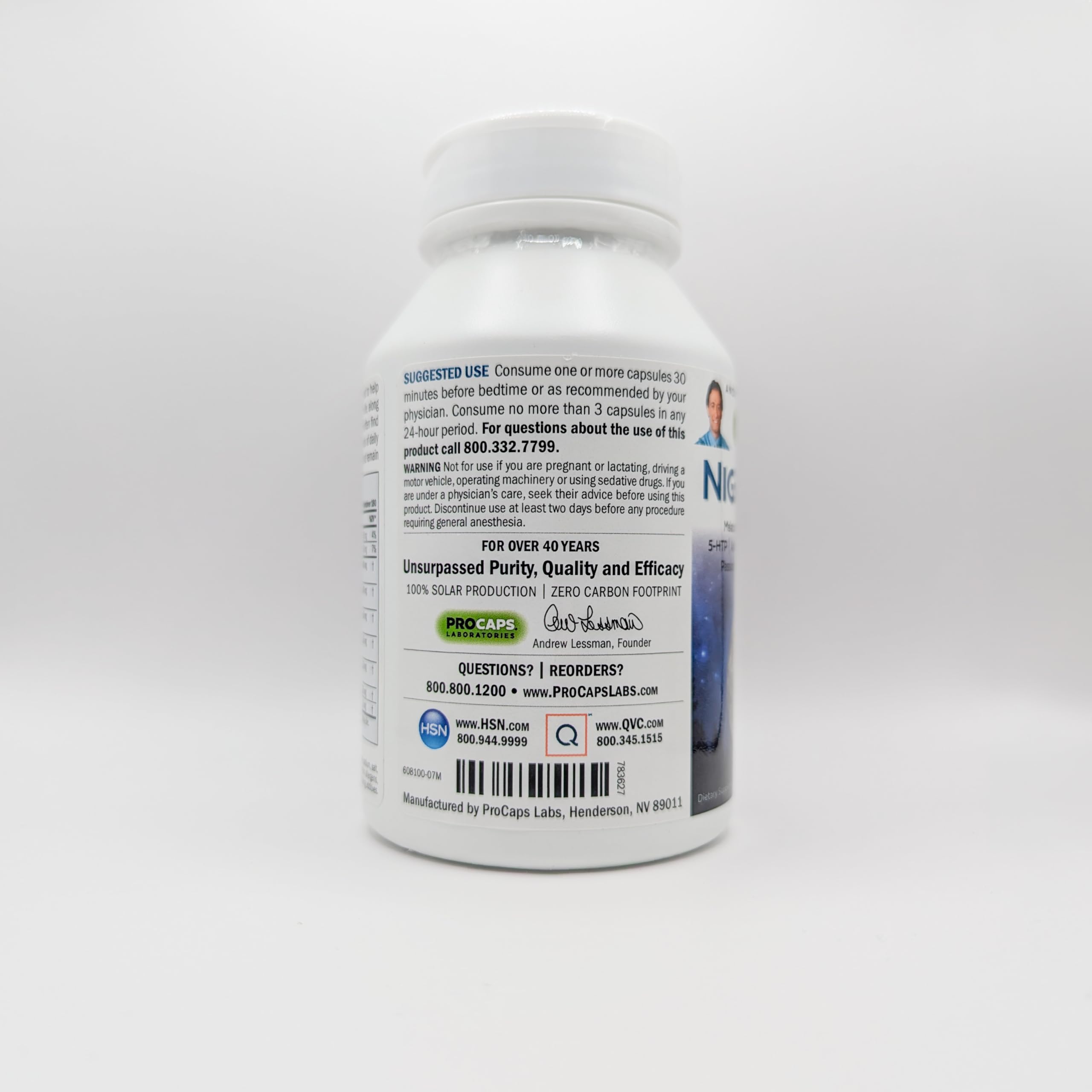 ANDREW LESSMAN Capsules with a natural background