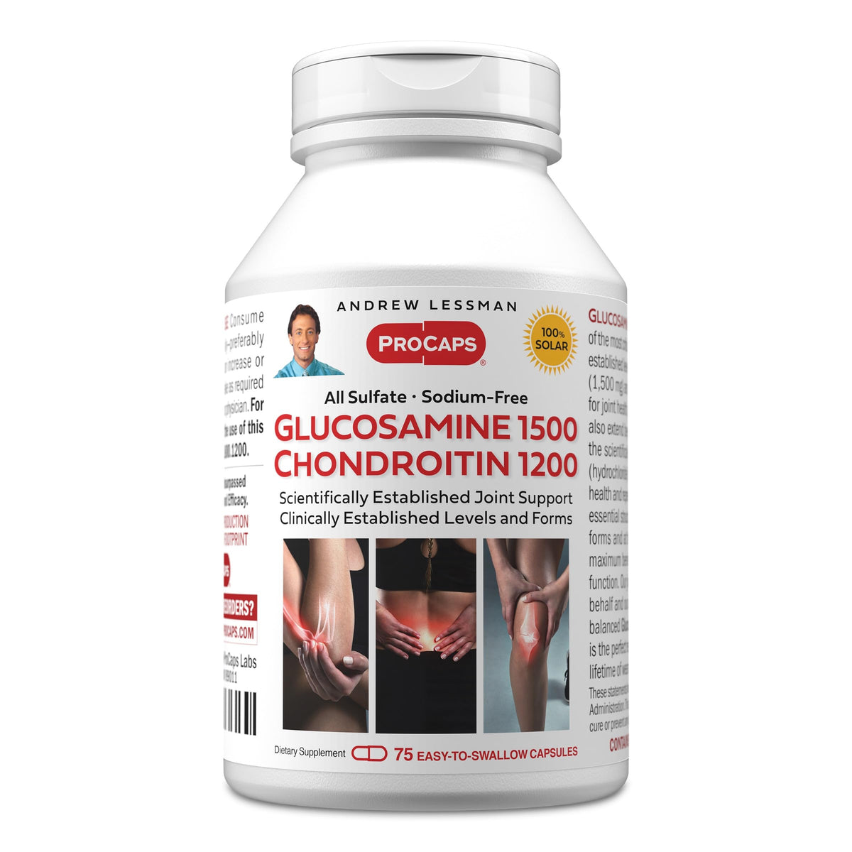 ANDREW LESSMAN Chondroitin Capsules front view