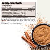 ANDREW LESSMAN Cinnamon Bark Supplement capsules close-up