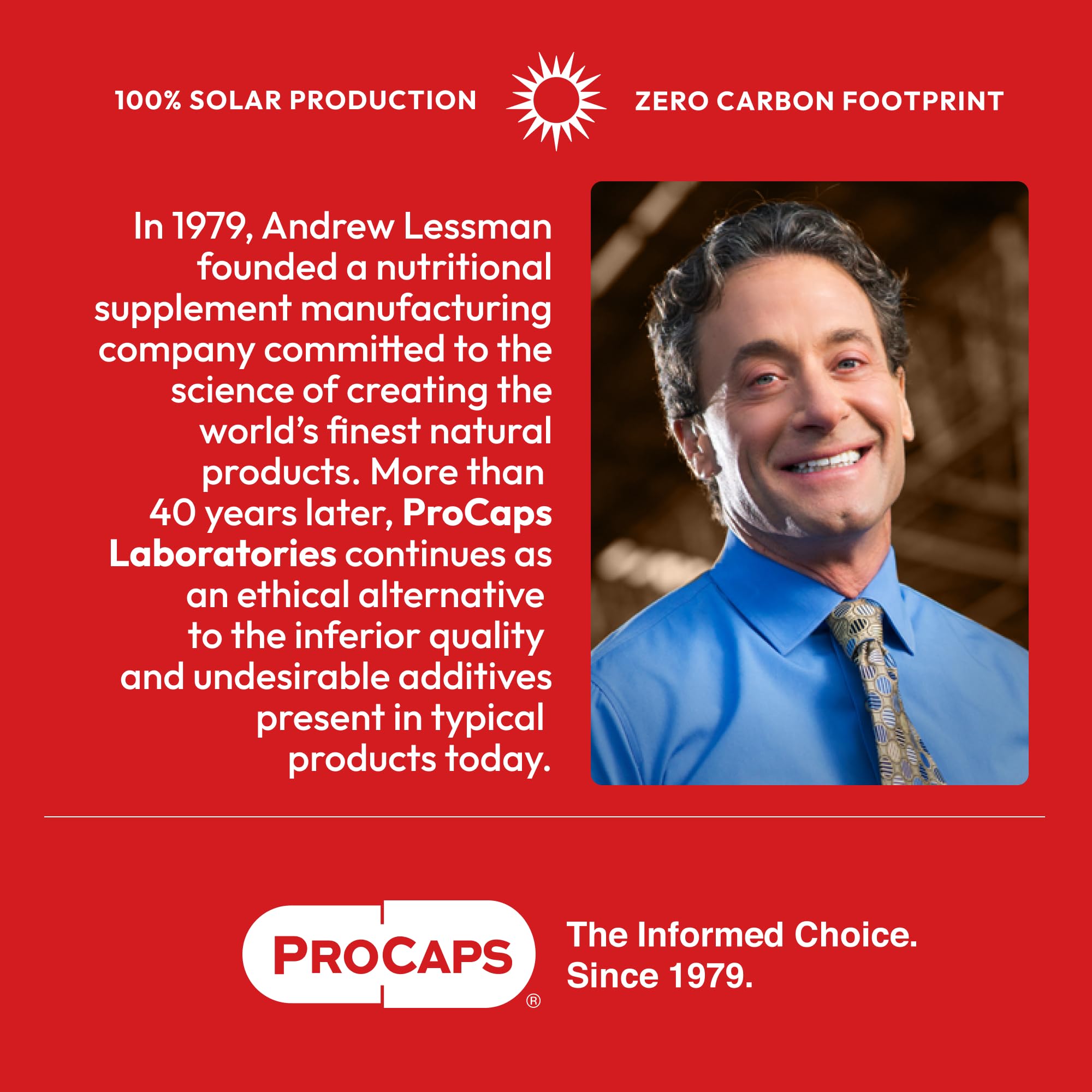 ANDREW LESSMAN CoQ10 Supplement bottle with a measuring spoon