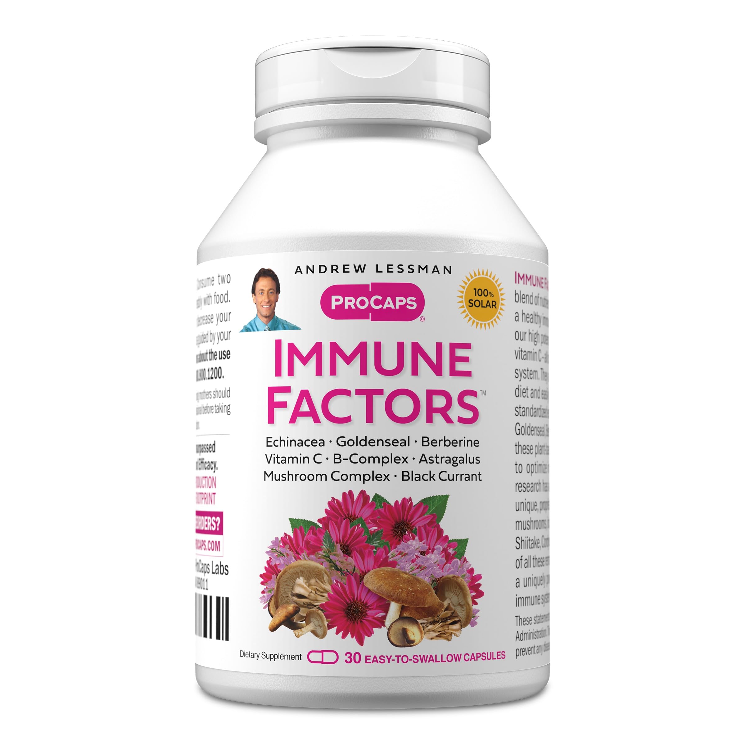 ANDREW LESSMAN Echinacea Herbal Supplement 32g capsule bottle front view