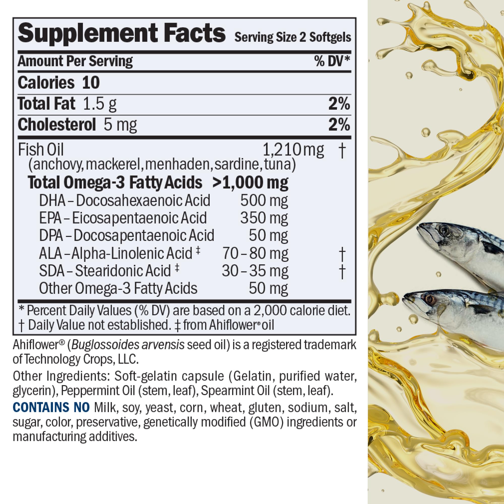 ANDREW LESSMAN Maximum Essential Omega-3 capsule close-up