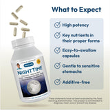ANDREW LESSMAN Night Time 360 Capsules packaging