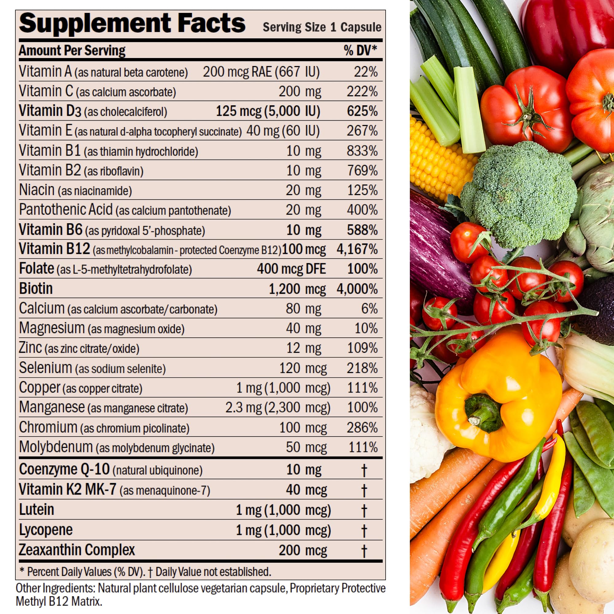 ANDREW LESSMAN nuoncemax Multivitamins 36g capsule close-up