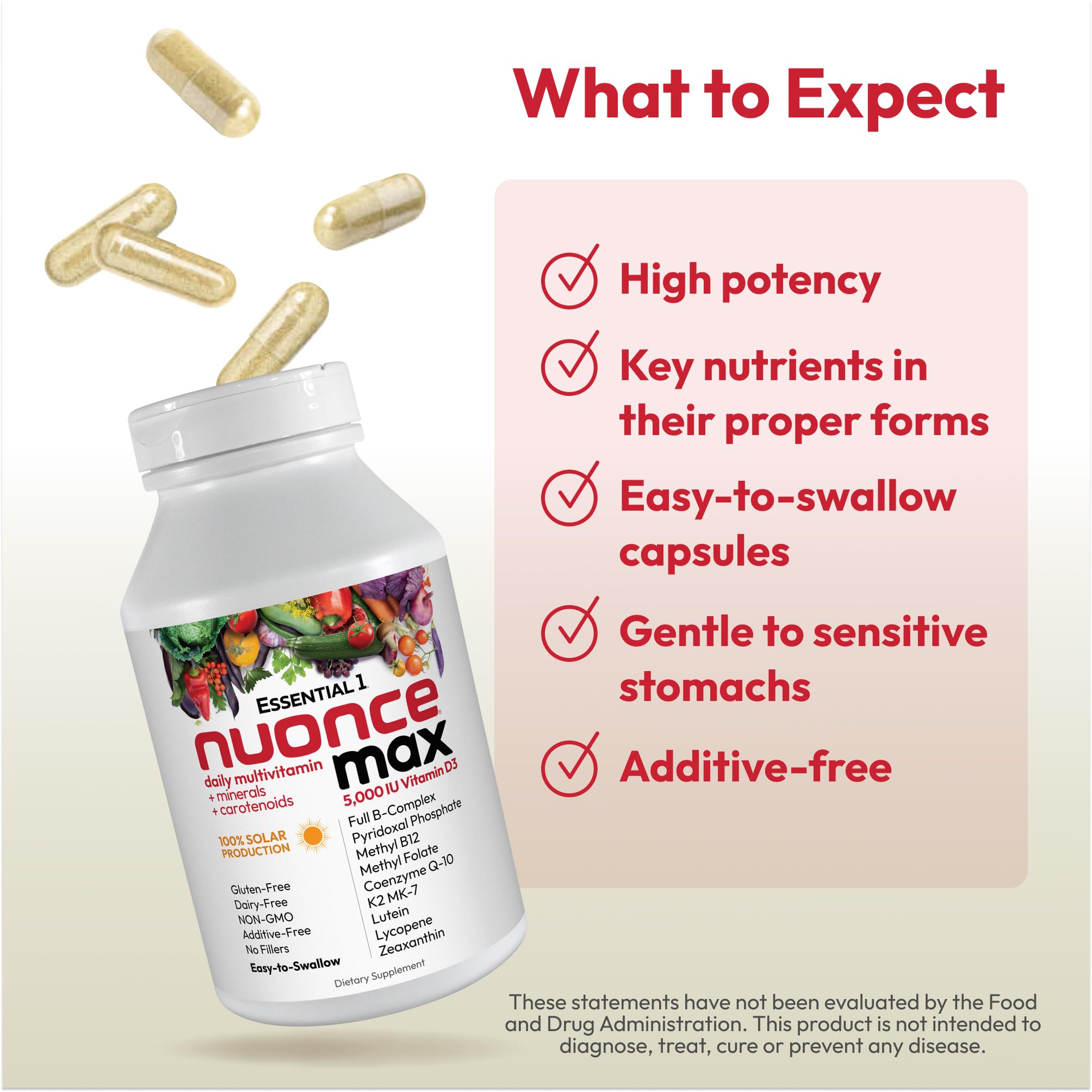 ANDREW LESSMAN nuoncemax Multivitamins ingredients list