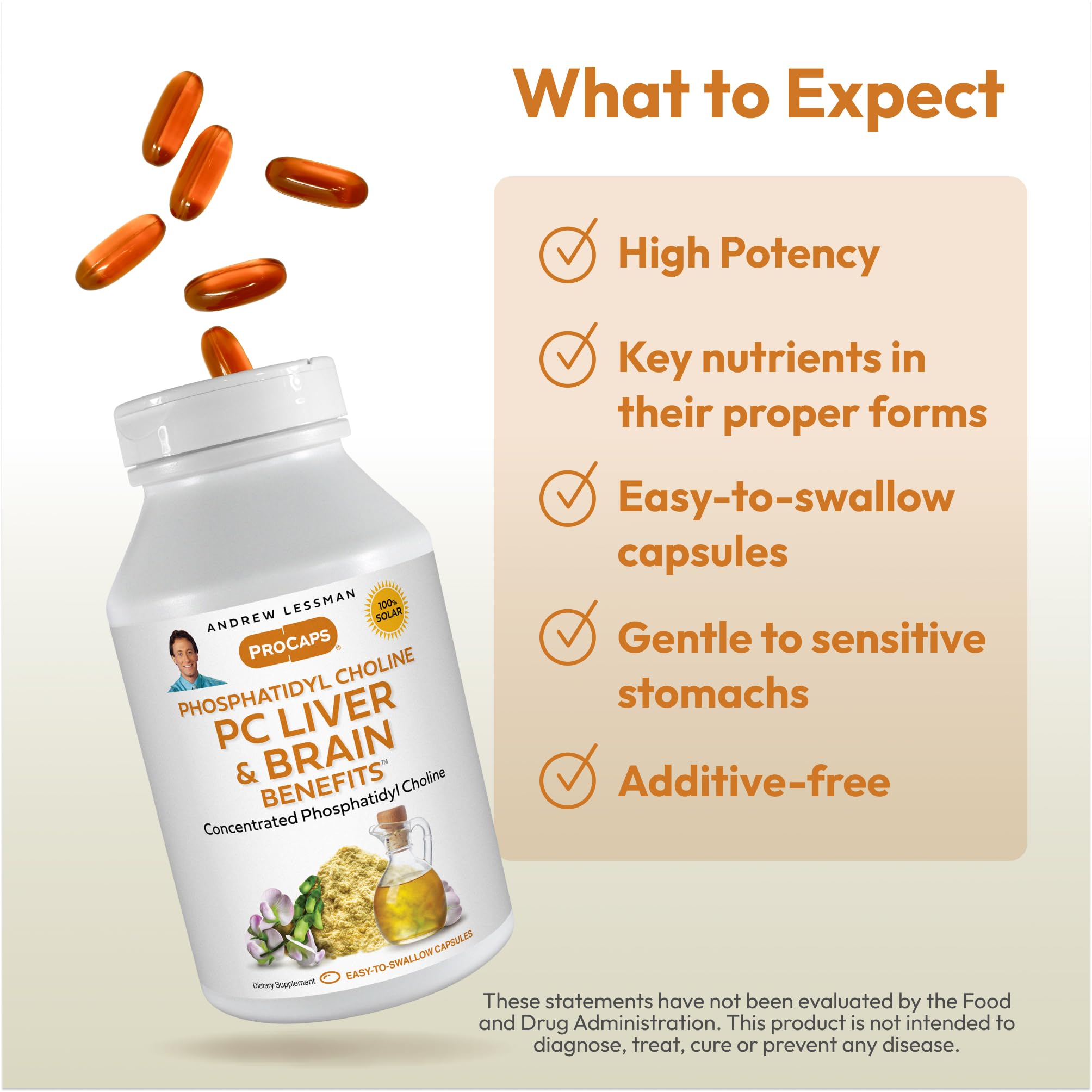 ANDREW LESSMAN Phospholipid Supplement 222g packaging