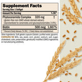 ANDREW LESSMAN Phytoceramide & Biotin Supplement bottle side view