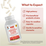 ANDREW LESSMAN Probiotic Capsules 25 Billion CFUs capsules on a spoon