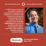 ANDREW LESSMAN Probiotic Capsules opened bottle showing capsules
