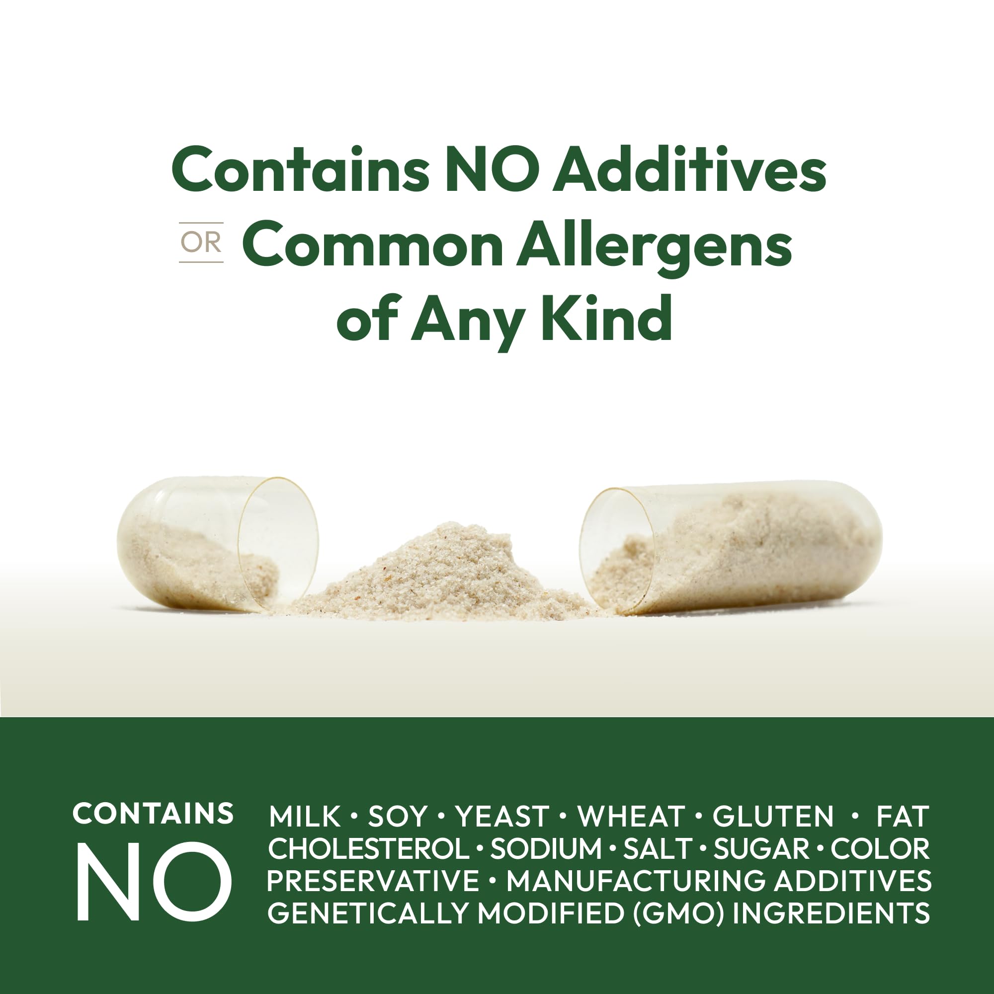 ANDREW LESSMAN Psyllium Husk Fiber Capsules on a wooden table