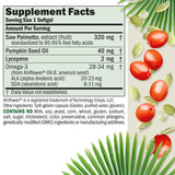 ANDREW LESSMAN Saw Palmetto Supplement bottle side view