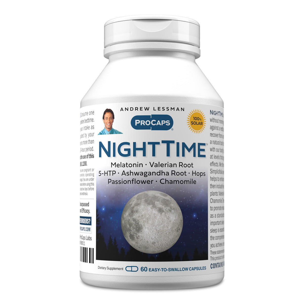 ANDREW LESSMAN Sleep Supplement Capsules front view