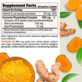 ANDREW LESSMAN Turmeric Extract Capsules side view