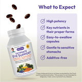 Andrew Lessman Ultimate Eye Support capsules on a table