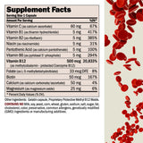 ANDREW LESSMAN Vitamin B12 Methylcobalamin 500 mcg Capsules side view