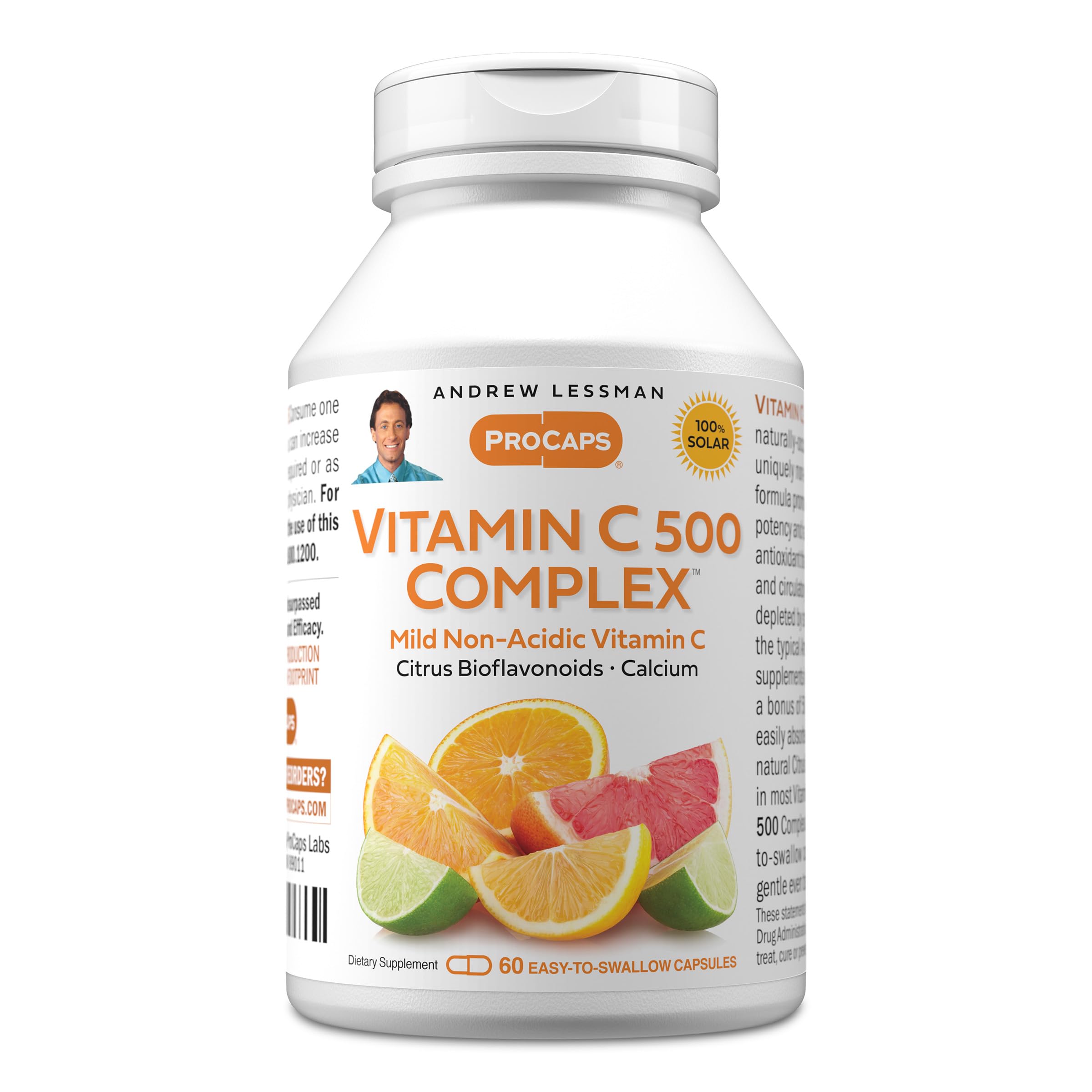 ANDREW LESSMAN Vitamin C with Bioflavonoids 60 Capsules front view