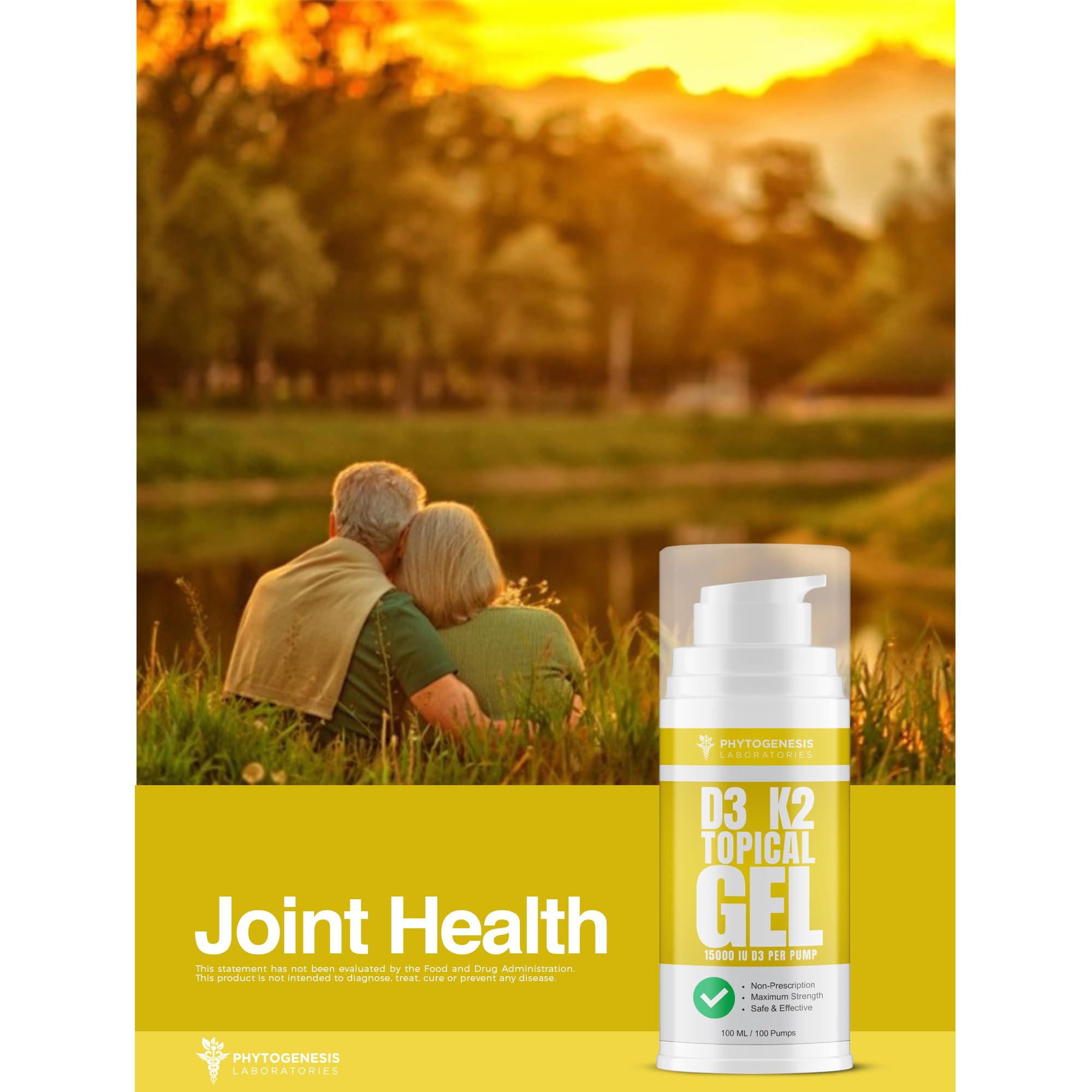 ANDROGENESIS Vitamin D3 K2 Topical Gel packaging details