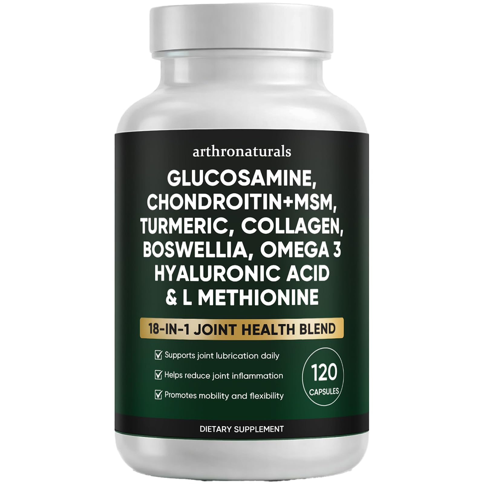 ANEFOSE Chondroitin Joint Support Supplement 60 capsules front view