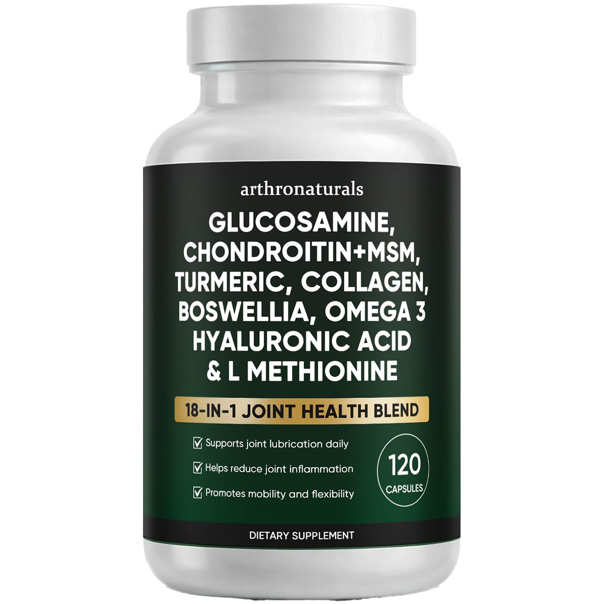 ANEFOSE Chondroitin Joint Support Supplement 60 capsules front view