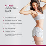 Anew Vita Blood Orange Extract Supplement packaging with dimensions