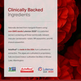Anew Vita Lutein Softgels on a wooden table