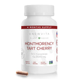 Anew Vita Tart Cherry Supplement front view with capsule bottle