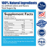 AnFamer Creatine Gummies showing serving size of 4 gummies