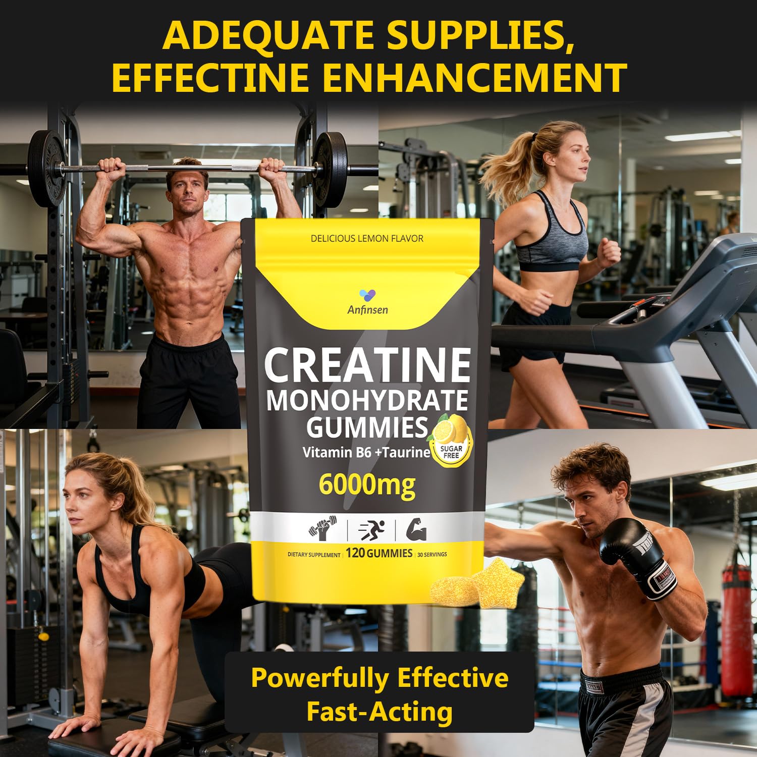 Anfinsen Creatine Gummies lifestyle scene